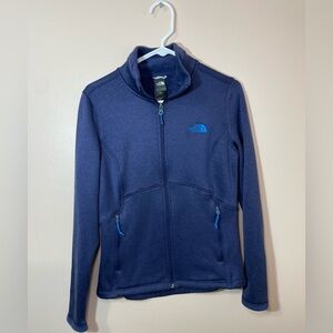 The North Face Women's Agave Full Zip jacket in blue.